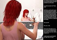 Small 18-year-old makes intimate gesture in 3D cartoon sex episode 19