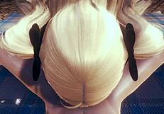 genshin impact hentai pov fischl gets blowjob and cum on face in cosplay