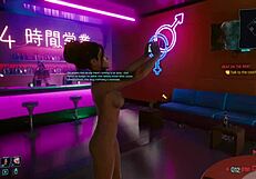 Judy and Johnny Silverhand in Hidden 3D Sex Scene with Anal