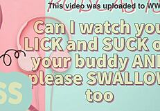 Kinky buddy licks and sucks cock then swallows