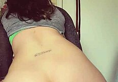 I watch this Mexican latina twerking naked on the dance floor