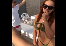 teasing teen 18+ in bikini on spring break 😘