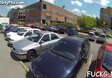 Naïve gal gets banged hard on hidden webcam