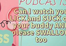 Kinky buddy licks and sucks cock then swallows