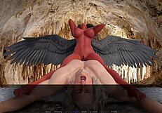 Lilith and Gabriel Play with Big Tits Fucking