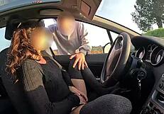 Convince a Stranger to Feel My Wet Pussy Outdoors!