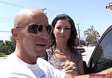 How Does This Brunette Slut Handle Such a Huge Cock?