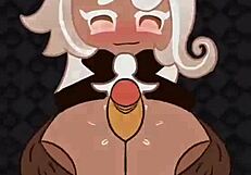 Blonde Milf With Big Tits Titfucks Monster Cock For Cumshot