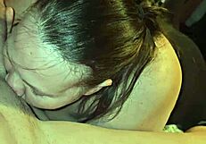 Milf Gives Blowjob And Swallows Cum