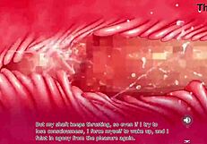 cheeky gal in anime hentai masturbates with toys and gets blowjob from sensei in lesbian sex game part 3