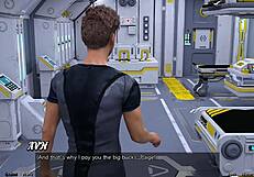 Stranded In Space 31 - Black Virgin Craves Cum In Her Mouth From Monster Cock