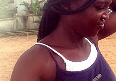 Crazy bitch searches supermarket for lighter to smoke