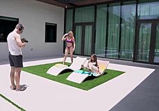 i spent summer with step mom kat marie, fucking in doggystyle and missionary on the bed