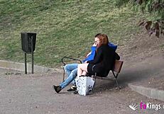 brads girlfriend loves public blowjobs and wants to prove it