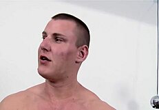 In this gay scene, he sucks cock before bareback fucking finely