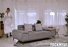 The horny intruder breaks in and fucks venera maxima and jesus reyes intensely on the reality show.