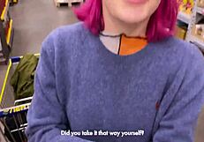 Hungry Babe Begs For Food With Pov Blowjob And Creampie!