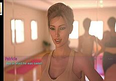 Wife and stepmother with big tits in erotic hentai scene