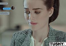 lana rhoades takes intense anal action in tushy scene!