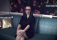 teasing slave tasks by miss faith rae with femdom striptease