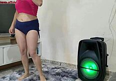 Dirty amateur video with big ass Latina and rough sex