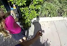 Babe Courtney Loxx sucks cock for specie hardcore