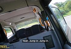 I picked up Peruvian Marina Gold in the fake taxi and fucked her doggystyle outside