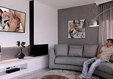 Slamming a wild DP with my two stepbrothers in a taboo threesome. It's pure chaos!