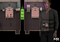 Lust epidemic hero licks two pussies in wild 69 hentai