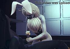 Want to see femboys in hard threesome sex?