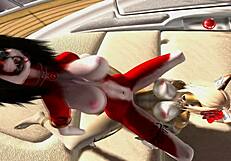 The pleasure boat furry yiff with doggystyle missionary masturbation fisting on beach.