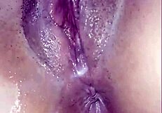I’m dripping wet finishing inside and all over her