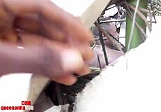 ogun state housewife fucks co-tenant in local bathroom outdoors