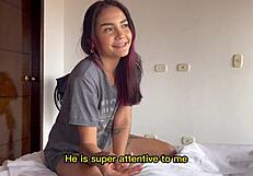 I Fuck My Friend's Wife Quickie Blowjob While He's Away!