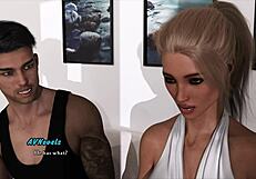 blonde hentai babe explores erotic 3d fantasies