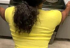 Can Big Booty Tranny Handle That Massive Dildo Deep?