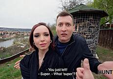 Young blonde janet gets big tits fucked