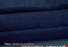 So, this teen latina Michel Shika auditions with huge soldier cock in Spanish porn casting.