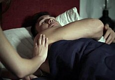 Brunette Lesbian Licking and Fingering Wet Pussy