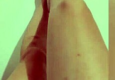 Cute Girl Teases With Legs Then Fingers Wet Pussy?