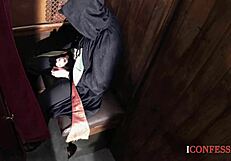 Confessionfiles star Sienna Day deep throats priest in wild session