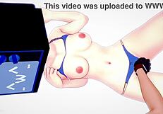 Tv Woman Removes Bikini to Fuck on Bed