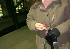 cracky says, 'oh no, i forgot the dildo in my pussy'