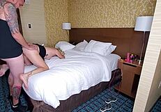 Fucking And Sucking Random Guy At Hotel