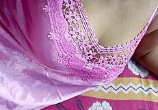 Indian village girl’s full night boob-pressing with stepbrother melts me!