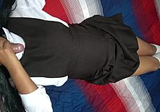 Horny teacher fucks schoolgirl in doggystyle and missionary for better grades.