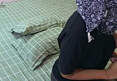 I invited my friend for dinner and seduced him into fucking my hairy pussy