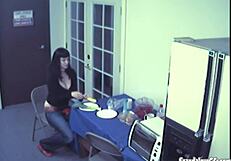 Busty Slut Indulges In Food Fetish Masturbation On Cam