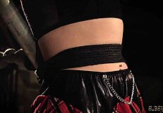 Naughty teen 18+ experiences spanking and humiliation in bondage