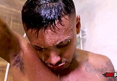 Tattooed big cock fucks tight ass 😈